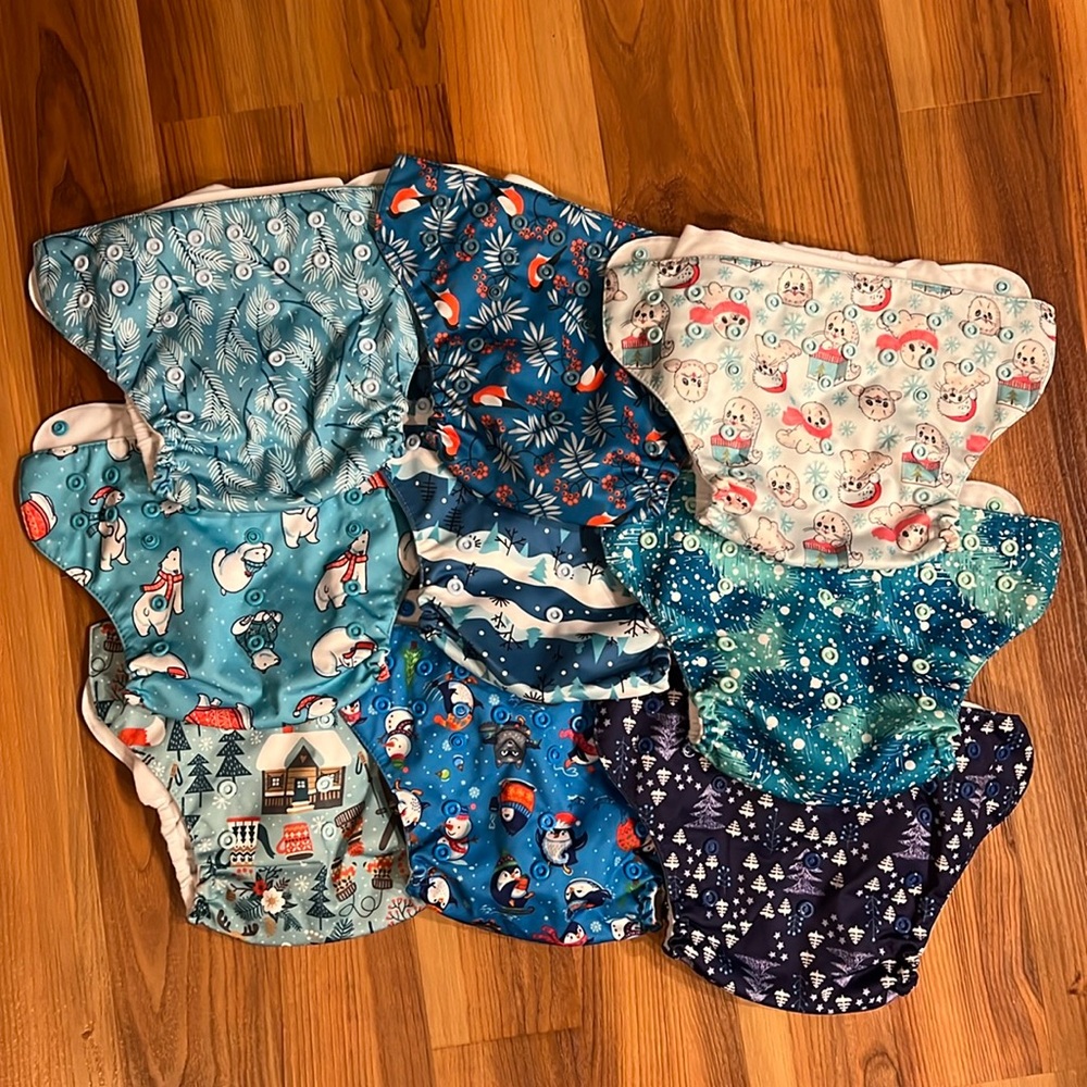 Mama Koala 9 Christmas Diapers